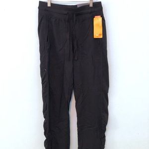 black athletic joggers